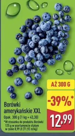 ALDI Borówki amerykańskie oferta