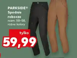 Kaufland Spodnie robocze Parkside oferta