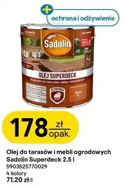 Castorama Olej do tarasów i mebli ogrodowych Superdeck oferta