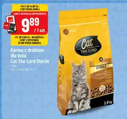 Polomarket Karma z drobiem dla kota Sterile oferta