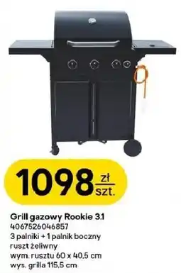 Castorama Grill gazowy Rookie 3.1 oferta