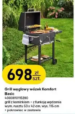 Castorama Grill węglowy wózek Komfort Basic oferta