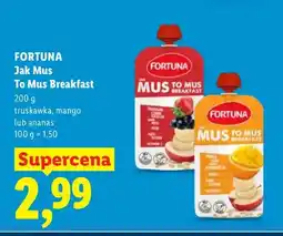 Lidl Mus To Mus Breakfast truskawka oferta