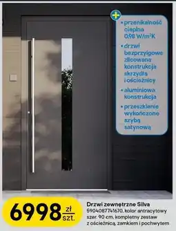 Castorama Drzwi zewnętrzne Silva oferta