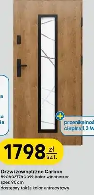 Castorama Drzwi zewnętrzne Carbon oferta