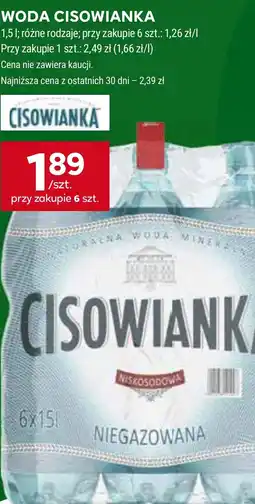 Stokrotka Woda niegazowana Cisowianka oferta