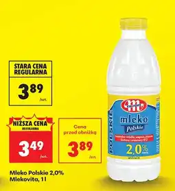 Biedronka Mleko polskie 2,0% oferta