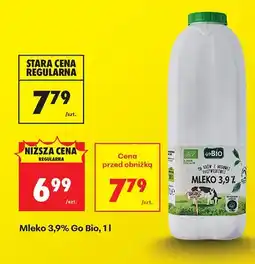 Biedronka Mleko 3,9% Go Bio oferta
