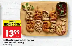 Biedronka Kiełbaski zawijane na patykų Czas na Grill oferta
