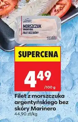 Biedronka Filet z morszczuka argentyńskiego bez skóry Mr. Marinero oferta