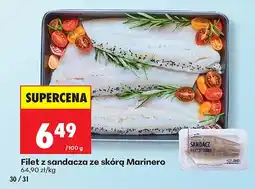 Biedronka Filet z sandacza ze skórą oferta