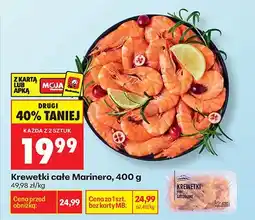 Biedronka Krewetki całe Marinero oferta