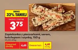 Biedronka Zapiekanka z pieczarkami, serem, ketchupem i szynką oferta