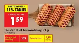 Biedronka Ciastko duet truskawkowy oferta