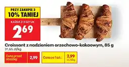 Biedronka Croissant z nadzieniem orzechowo-kakaowym oferta