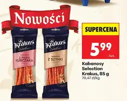 Biedronka Kabanosy Selection z kurczaka oferta