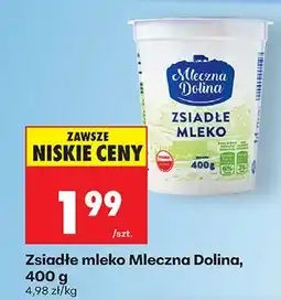 Biedronka Zsiadłe mleko oferta