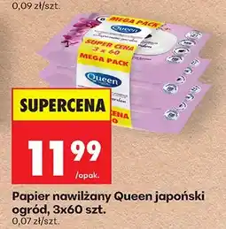 Biedronka Papier nawilżany japoński ogród oferta