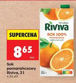 Biedronka Sok pomarańczowy 100% oferta