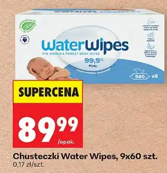 Biedronka Chusteczki Water Wipes oferta