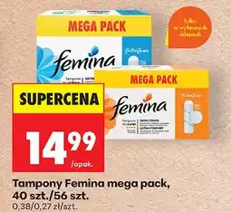 Biedronka Tampony mega pack oferta