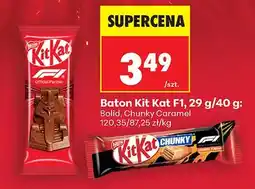 Biedronka Baton Kit Kat F1 Bolid oferta
