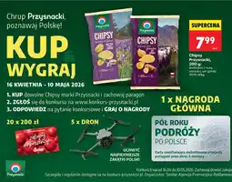 Biedronka Chipsy śmietana z nutą czosnku, ser górski oferta