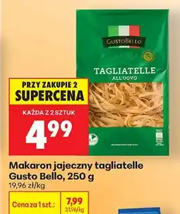 Biedronka Makaron jajeczny tagliatelle oferta