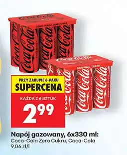Biedronka Napój gazowany Coca-Cola Zero Cukru oferta
