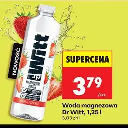 Biedronka Woda magnezowa truskawka oferta