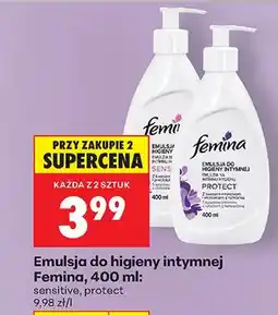 Biedronka Emulsja do higieny intymnej sensitive oferta