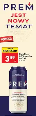 Biedronka Piwo Premium Lager Beer puszka oferta