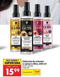 Biedronka Odżywka do włosów w spray'u Oil Nutritive Express Repair Conditioner oferta