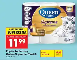 Biedronka Papier toaletowy Supreme premium comfort 4-warstwowy oferta