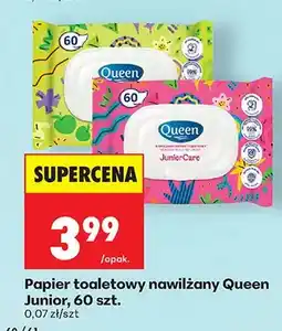 Biedronka Papier toaletowy nawilżany Junior, 60 szt oferta