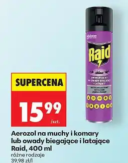 Biedronka Aerozol na muchy i komary lub owady biegające i latające różne rodzaje oferta