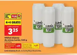 Biedronka Wkład olejowy do zniczy oferta