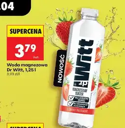 Biedronka Woda magnezowa o smaku truskawki oferta