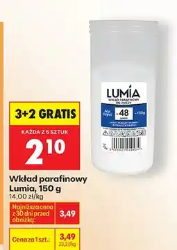 Biedronka Wkład parafinowy oferta