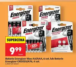 Biedronka Baterie Max AA/AAA 6szt oferta