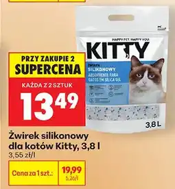 Biedronka Żwirek silikonowy dla kotów oferta
