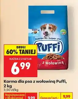 Biedronka Karma dla psa z wołowiną oferta