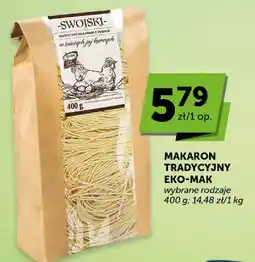 ABC Makaron tradycyjny Eko-Mak wybrane rodzaje oferta