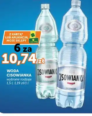 Woda Cisowianka wybrane rodzaje