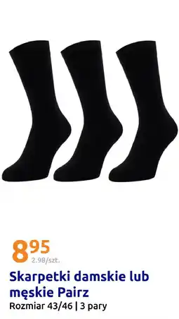 Action Skarpetki damskie lub męskie Pairz oferta
