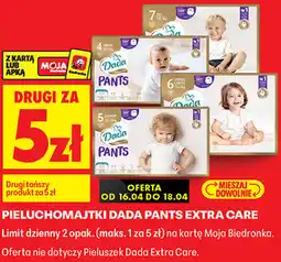 Biedronka PIELUCHOMAJTKI DADA PANTS EXTRA CARE oferta
