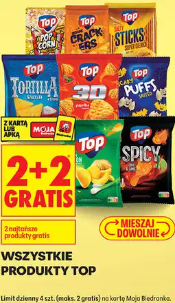 Biedronka WSZYSTKIE PRODUKTY TOP oferta