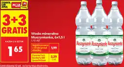 Biedronka Woda mineralna Muszynianka oferta