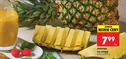 Biedronka Ananas na wagę oferta