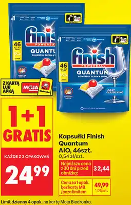 Biedronka Kapsułki Finish Quantum AIO, 46 szt oferta